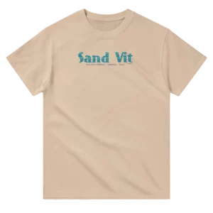 t-shirt sand vit